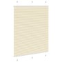 Estor Plisado crema 110x100 cm Tela Ancho 109,4 cm Poliéster de , Persianas y estores - Ref: Foro24-4015281, Precio: 19,05 €,...