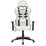 Silla de gaming de cuero sintético blanco y negro de vidaXL, Sillones para videojuegos - Ref: Foro24-20535, Precio: 187,77 €,...