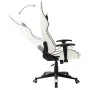 Silla de gaming de cuero sintético blanco y negro de vidaXL, Sillones para videojuegos - Ref: Foro24-20535, Precio: 187,77 €,...
