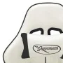 Silla de gaming de cuero sintético blanco y negro de vidaXL, Sillones para videojuegos - Ref: Foro24-20535, Precio: 187,77 €,...