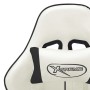 Silla de gaming de cuero sintético blanco y negro de vidaXL, Sillones para videojuegos - Ref: Foro24-20535, Precio: 190,93 €,...