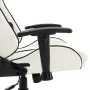 Silla de gaming de cuero sintético blanco y negro de vidaXL, Sillones para videojuegos - Ref: Foro24-20535, Precio: 187,77 €,...