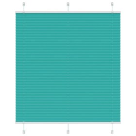 Estor Plisado verde petróleo 115x100 cm Tela Ancho 114,4 cm de , Persianas y estores - Ref: Foro24-4015384, Precio: 21,08 €, ...