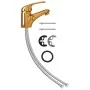 Grifo mezclador de lavabo dorado 13x10 cm de vidaXL, Grifos - Ref: Foro24-149081, Precio: 28,63 €, Descuento: %