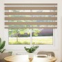 Estor cebra marrón arena tejido ancho 160,9 cm poliéster de , Persianas y estores - Ref: Foro24-4014560, Precio: 37,66 €, Des...