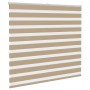 Estor cebra marrón arena tejido ancho 160,9 cm poliéster de , Persianas y estores - Ref: Foro24-4014560, Precio: 37,66 €, Des...