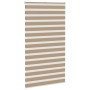 Estor cebra marrón arena tejido ancho 125,9 cm poliéster de , Persianas y estores - Ref: Foro24-4014605, Precio: 37,03 €, Des...