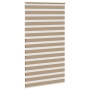 Estor cebra marrón arena tejido ancho 125,9 cm poliéster de , Persianas y estores - Ref: Foro24-4014605, Precio: 37,03 €, Des...