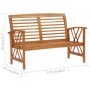 Juego de muebles de jardín 5 piezas madera maciza de acacia de vidaXL, Conjuntos de jardín - Ref: Foro24-3057985, Precio: 424...