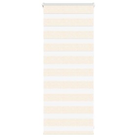 Estor cebra beige mármol tejido ancho 60,9 cm poliéster de , Persianas y estores - Ref: Foro24-4014618, Precio: 21,44 €, Desc...