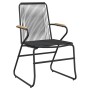 Juego de comedor de jardín 9 piezas ratán PVC negro de vidaXL, Conjuntos de jardín - Ref: Foro24-3060272, Precio: 634,08 €, D...