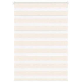 Estor cebra beige mármol tejido ancho 95,9 cm poliéster de , Persianas y estores - Ref: Foro24-4014651, Precio: 30,72 €, Desc...