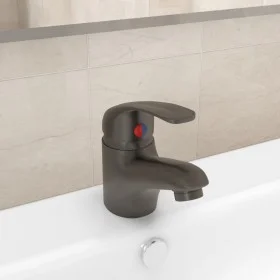 Grifo mezclador de lavabo gris 13x10 cm de vidaXL, Grifos - Ref: Foro24-149082, Precio: 24,76 €, Descuento: %