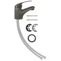 Grifo mezclador de lavabo gris 13x10 cm de vidaXL, Grifos - Ref: Foro24-149082, Precio: 24,76 €, Descuento: %