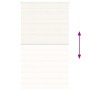 Estor cebra beige mármol tejido ancho 125,9 cm poliéster de , Persianas y estores - Ref: Foro24-4014709, Precio: 30,84 €, Des...