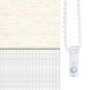 Estor cebra beige mármol tejido ancho 135,9 cm poliéster de , Persianas y estores - Ref: Foro24-4014685, Precio: 34,63 €, Des...