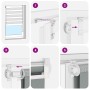 Estor cebra blanco 70x100 cm tejido ancho 65,9 cm poliéster de , Persianas y estores - Ref: Foro24-4014723, Precio: 24,07 €, ...