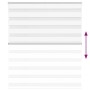 Estor cebra blanco 130x150 cm tejido ancho 125,9 cm poliéster de , Persianas y estores - Ref: Foro24-4014761, Precio: 38,99 €...