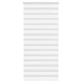 Estor cebra blanco 95x200 cm tejido ancho 90,9 cm poliéster de , Persianas y estores - Ref: Foro24-4014780, Precio: 34,16 €, ...