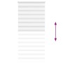Estor cebra blanco 95x200 cm tejido ancho 90,9 cm poliéster de , Persianas y estores - Ref: Foro24-4014780, Precio: 34,16 €, ...