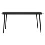 Juego de comedor de jardín 9 piezas ratán PVC negro de vidaXL, Conjuntos de jardín - Ref: Foro24-3060272, Precio: 634,08 €, D...