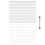 Estor cebra blanco 140x200 cm tejido ancho 135,9 cm poliéster de , Persianas y estores - Ref: Foro24-4014789, Precio: 35,36 €...