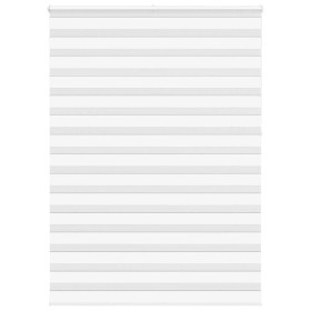Estor cebra blanco 160x230 cm tejido ancho 155,9 cm poliéster de , Persianas y estores - Ref: Foro24-4014819, Precio: 42,00 €...