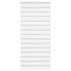Estor cebra blanco 115x230 cm tejido ancho 110,9 cm poliéster de , Persianas y estores - Ref: Foro24-4014810, Precio: 34,70 €...
