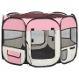 Parque de perros plegable bolsa de transporte rosa 90x90x58 cm de vidaXL, Casetas y cercados para perros - Ref: Foro24-171009...