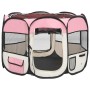 Parque de perros plegable bolsa de transporte rosa 90x90x58 cm de vidaXL, Casetas y cercados para perros - Ref: Foro24-171009...