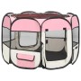 Parque de perros plegable bolsa de transporte rosa 90x90x58 cm de vidaXL, Casetas y cercados para perros - Ref: Foro24-171009...