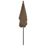 Sombrilla de jardín con palo gris taupe 210x140 cm de vidaXL, Sombrillas - Ref: Foro24-315546, Precio: 40,69 €, Descuento: %