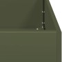 Jardinera acero verde oliva 200x80x40 cm de , Maceteros y jardineras - Ref: Foro24-860755, Precio: 114,24 €, Descuento: %