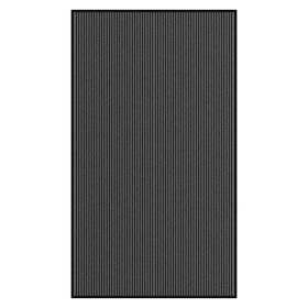Felpudo a rayas negro y gris 115x200 cm de , Felpudos - Ref: Foro24-4105597, Precio: 57,55 €, Descuento: %