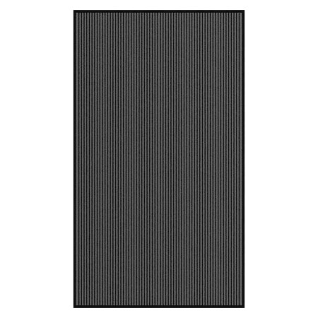 Felpudo a rayas negro y gris 115x200 cm de , Felpudos - Ref: Foro24-4105597, Precio: 57,55 €, Descuento: %