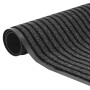 Felpudo a rayas negro y gris 115x200 cm de , Felpudos - Ref: Foro24-4105597, Precio: 57,55 €, Descuento: %