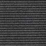 Felpudo a rayas negro y gris 115x200 cm de , Felpudos - Ref: Foro24-4105597, Precio: 57,55 €, Descuento: %