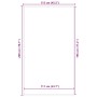 Felpudo a rayas negro y gris 115x200 cm de , Felpudos - Ref: Foro24-4105597, Precio: 57,55 €, Descuento: %