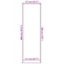 Felpudo antracita 115x400 cm de , Felpudos - Ref: Foro24-4105555, Precio: 88,69 €, Descuento: %