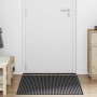 Felpudo a rayas negro y gris 90x120 cm de , Felpudos - Ref: Foro24-4105595, Precio: 30,18 €, Descuento: %