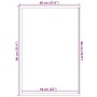 Felpudo marrón 60x90 cm de , Felpudos - Ref: Foro24-4105624, Precio: 17,17 €, Descuento: %