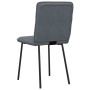 Sillas de comedor 4 unidades terciopelo gris oscuro de , Sillas de comedor - Ref: Foro24-3315310, Precio: 169,74 €, Descuento: %