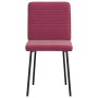 Sillas de comedor 2 unidades terciopelo rojo tinto de , Sillas de comedor - Ref: Foro24-4101138, Precio: 88,91 €, Descuento: %