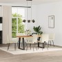 Sillas de comedor 6 unidades de terciopelo crema de , Sillas de comedor - Ref: Foro24-3315482, Precio: 313,46 €, Descuento: %