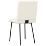 Sillas de comedor 6 unidades de terciopelo crema de , Sillas de comedor - Ref: Foro24-3315482, Precio: 313,46 €, Descuento: %