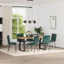 Sillas de comedor 6 unidades terciopelo verde oscuro de , Sillas de comedor - Ref: Foro24-3315475, Precio: 249,03 €, Descuent...