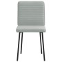 Sillas de comedor 2 unidades terciopelo gris claro de , Sillas de comedor - Ref: Foro24-4101133, Precio: 89,58 €, Descuento: %