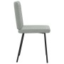 Sillas de comedor 2 unidades terciopelo gris claro de , Sillas de comedor - Ref: Foro24-4101133, Precio: 89,58 €, Descuento: %