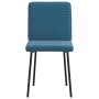 Sillas de comedor 4 unidades terciopelo azul de , Sillas de comedor - Ref: Foro24-3315243, Precio: 168,38 €, Descuento: %