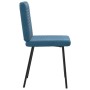 Sillas de comedor 4 unidades terciopelo azul de , Sillas de comedor - Ref: Foro24-3315243, Precio: 168,38 €, Descuento: %